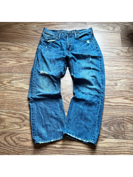 American Eagle Outfitters Other - Y2K Vintage American Eagle Distressed Wide Leg Jeans Baggy Streetwear Grunge